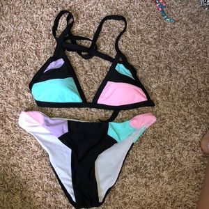 Colorful bikini